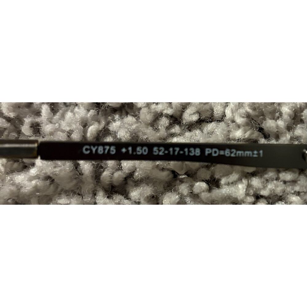 EYE CEDAR CY875 Rectangular Metal Reading Glasses… - image 3